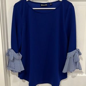 Royal Blue Blouse